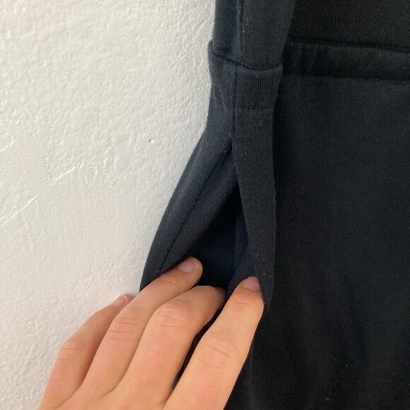 Mountain Hardwear Black Exercise Dress Cowl Neck Cap Sleeve Travel Errands Basic - Picture 4 of 11